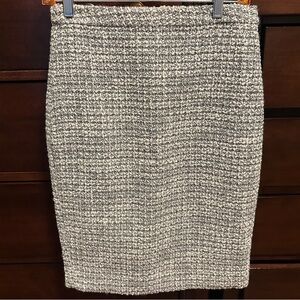 J crew Classic Gray Tweed Pencil Skirt
